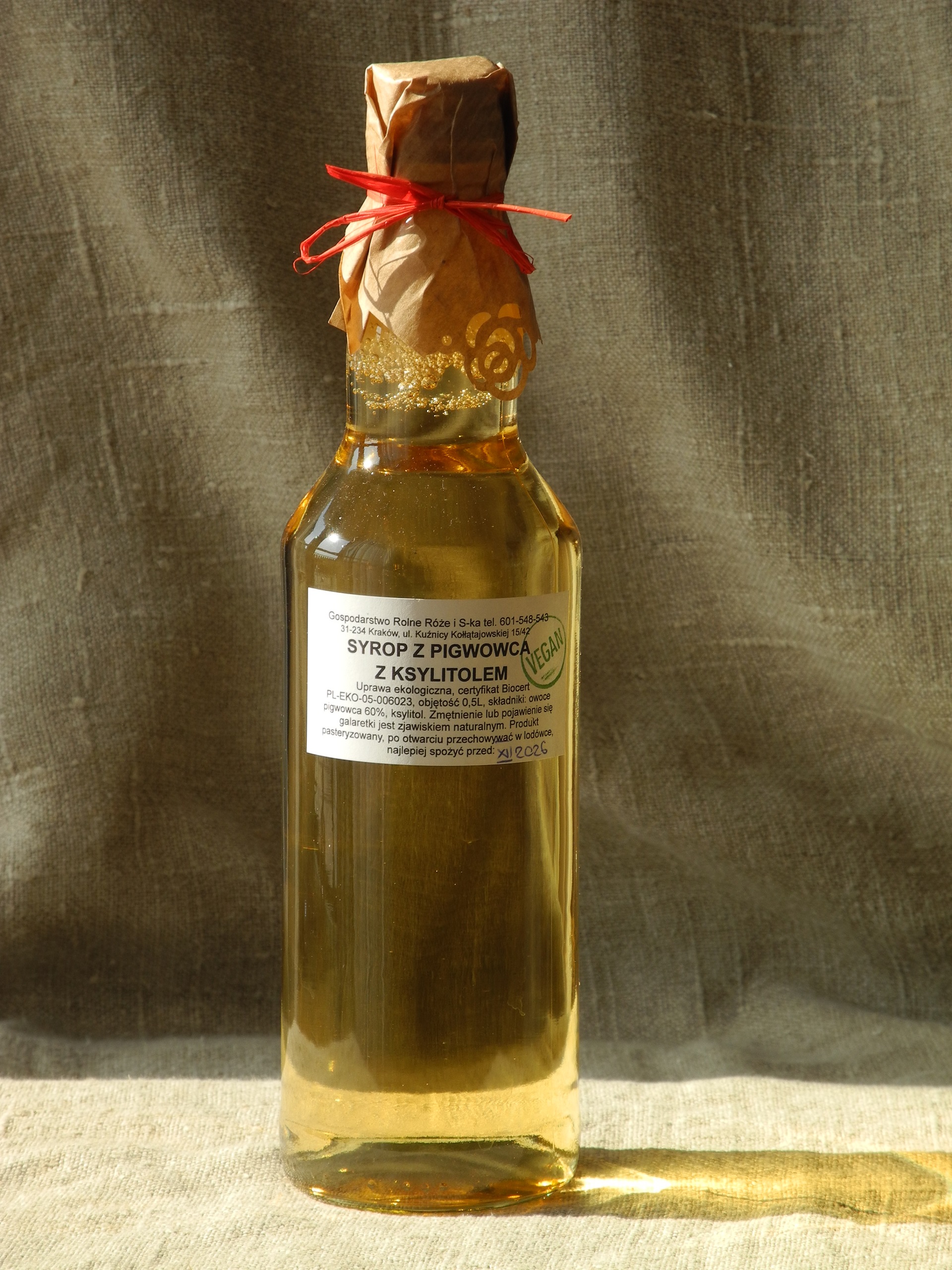 Syrop z pigwowca japońskiego z ksylitolem 500ml