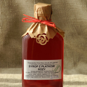 Syrop z płatków róży 200ml
