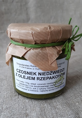 Czosnek niedźwiedzi z olejem rzepakowym 170g