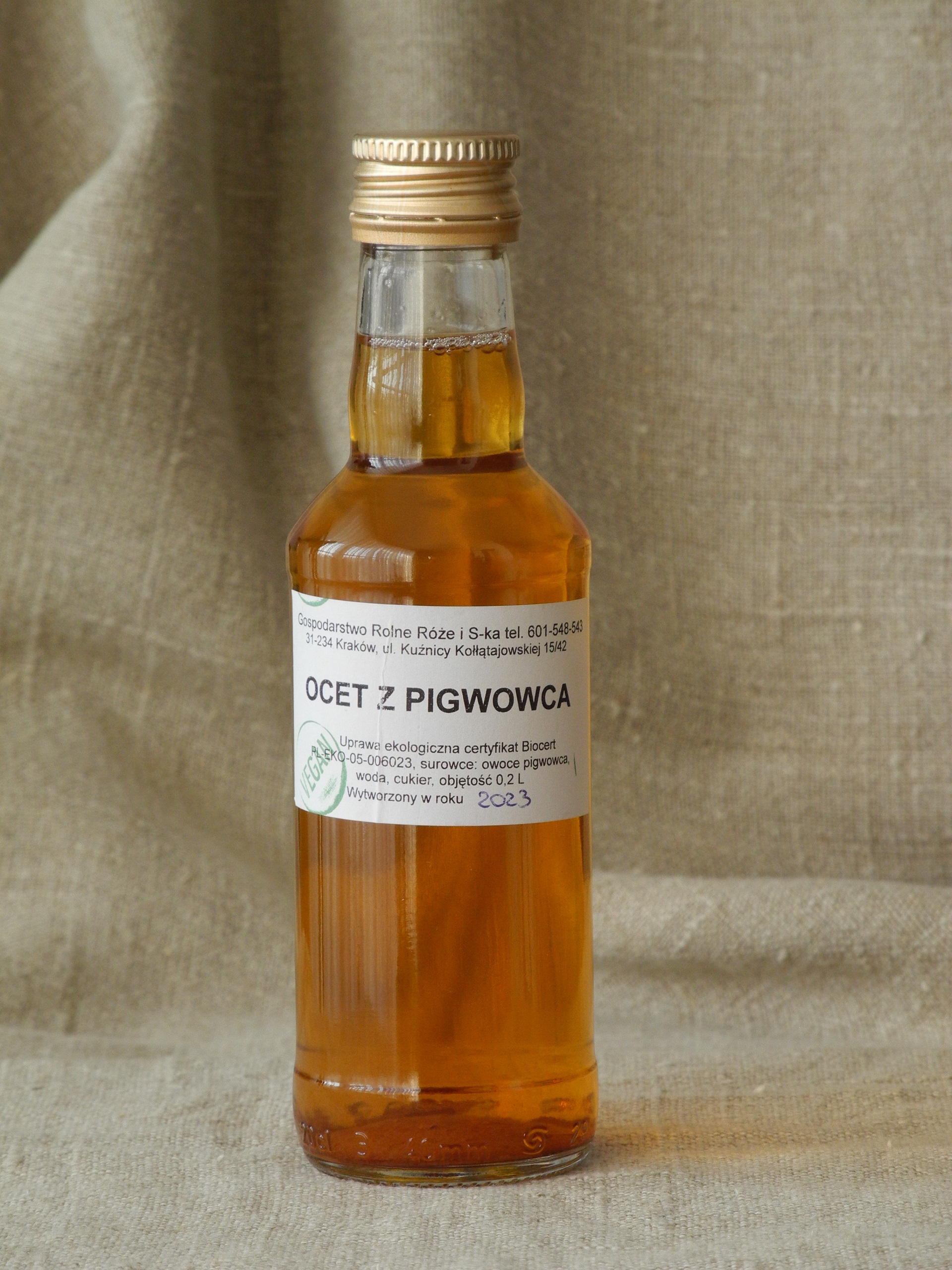 Ocet z pigwowca japońskiego 200 ml