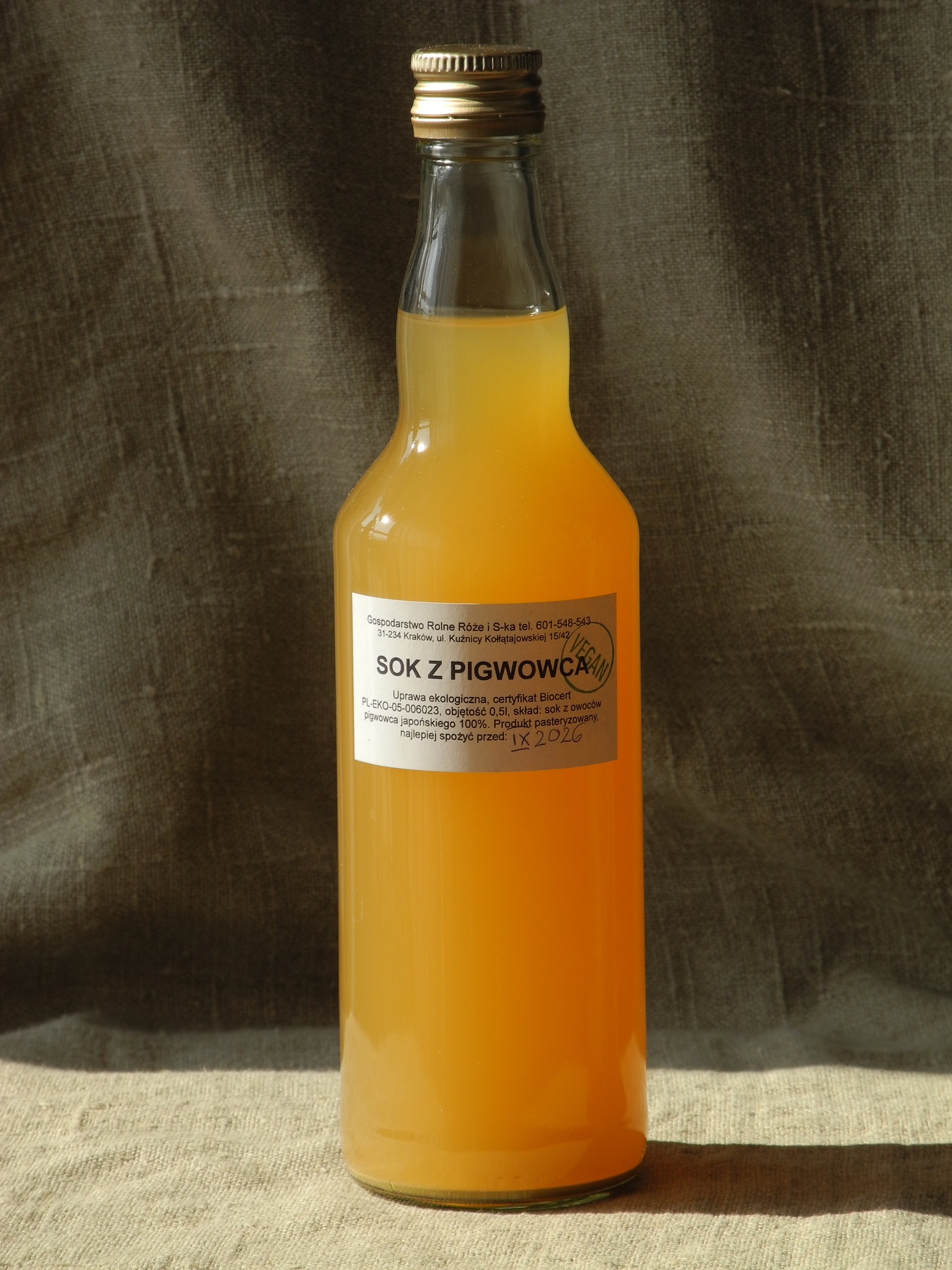 Sok z owoców pigwowca japońskiego 500ml