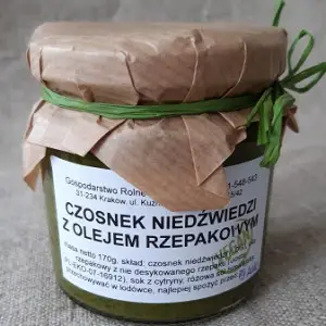 Czosnek niedźwiedzi z olejem rzepakowym 170g